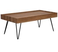 Table basse - BELIANI - WELTON - Marron - MDF - Rectangulaire - Salon