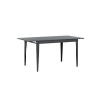 Beliani - Table de salle à manger extensible noire 120/160 x 80 cm NORLEY