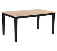 Beliani - Table de Salle à Manger - Georgia - 150 x 90 cm, en Bois d'Hévéa,