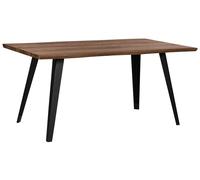 Beliani - Table de Salle à Manger - Witney - 160 x 90 cm, en MDF et Métal, Bois