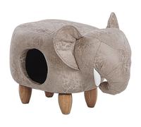 Beliani - Tabouret pour Enfant - Jumbo - avec Espace Maison Pour Chat, en Cuir P