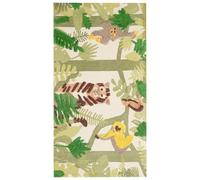 Beliani Tapis Chambre d'enfant Motif Jungle 80 x 150 cm en Coton Multicolore Janhto