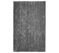 Beliani Tapis Poils Longs Gris Foncé en Polyester et Coton pour Chambre ou Salon au Style Moderne 200 x 300 cm
