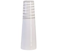 Beliani - Vase Décoratif - Tarragona - en Terre-Cuite, Blanc, Effet Brillant