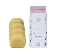 Bélice - Après-shampoing solide Matin d'été au karité et chanvre - tous types de cheveux - 95g - Certifié Biologique