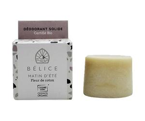 Bélice Matin D'Été Déodorant Solide Fleur De Coton Bio 38g