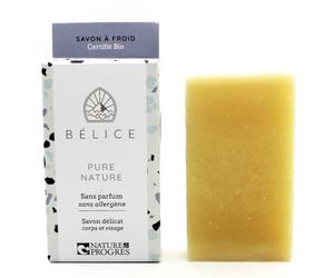 Bélice Savon à froid Pure Nature Sans Parfum Bio 100 g