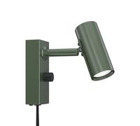 Belid Applique murale Cato Forêt verte brillant-mat noir