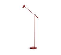 Belid Lampadaire Cato 134 cm Rouge ru rillant-noir mat