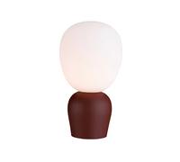 Belid Lampe de table Buddy verre opale Rouille foncé (marron rouge)