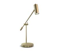 Belid Lampe de table Cato 48.5 cm Laiton poli à blanc