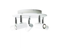 Belid Spotlight Cato 5-fixations rond Ø24 cm Blanc