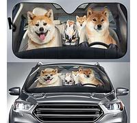 Belidome Protège-pare-brise pour chien Corgi pour voiture, résistant, universel, pour SUV, van, berline