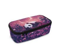 Belidome Trousse à crayons pour filles de grande capacité avec emplacements pour stylos pour fournitures de rentrée scolaire, Panda Floral Moon, Taille unique, Organiseur de sac
