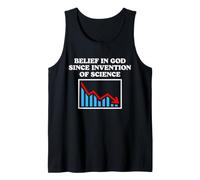 Belief in God Since Invention of Science Humour athée drôle Débardeur