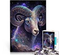 Bélier Puzzles de 1000 pièces pour Adolescents Séjour Anti-Stress pour Tuer Le Temps Cadeaux pour Les Amis et la Famille 38x26cm