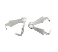 Bélieres argentees 1cm 4 pièces