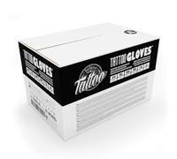 believa Tattoo Lot de 10 boîtes de 1000 gants jetables en latex non poudrés Noir Taille M
