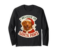 Believe in Santa Paws Nova Scotia Duck Tolling Retriever Chien Manche Longue