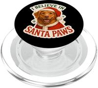 Believe in Santa Paws Nova Scotia Duck Tolling Retriever Chien PopSockets PopGrip pour MagSafe
