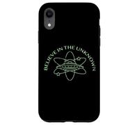 Believe in The Unknown Alien Spaceship OVNI Science-Fiction Coque pour iPhone XR