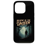 Believe in The Unseen Paranormal Forest Creature Coque pour iPhone 13 Pro