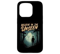 Believe in The Unseen Paranormal Forest Creature Coque pour iPhone 15 Pro