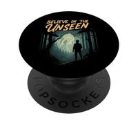 Believe in The Unseen Paranormal Forest Creature PopSockets PopGrip Adhésif