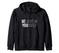 Believe in Yourself Égalité Positive Motivation Sweat à Capuche