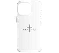 Believe Jesus Croix chrétienne Jésus WHITE 33ANDME Coque pour iPhone 16 Pro