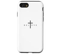 Believe Jesus Croix chrétienne Jésus WHITE 33ANDME Coque pour iPhone SE (2020) / 7 / 8
