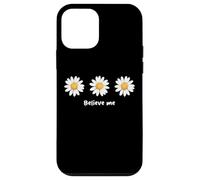Believe me Daisy Plant Peace Love Smile Daisy Flower Coque pour iPhone 12 Mini