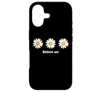 Believe me Daisy Plant Peace Love Smile Daisy Flower Coque pour iPhone 17