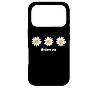 Believe me Daisy Plant Peace Love Smile Daisy Flower Coque pour iPhone 17 Pro