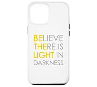 Believe There is Light in Darkness Strength Jésus Croix Lion Coque pour iPhone 12 Pro Max
