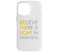 Believe There is Light in Darkness Strength Jésus Croix Lion Coque pour iPhone 14 Pro Max