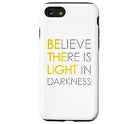 Believe There is Light in Darkness Strength Jésus Croix Lion Coque pour iPhone SE (2020) / 7/8