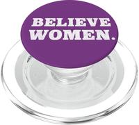 Believe Women. Simple Feminist Support PopSockets PopGrip pour MagSafe