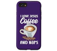 Believers I Love Jesus Coffee and Naps Citation drôle chrétien Coque pour iPhone SE (2020) / 7/8
