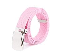 Believewang Hommes/Femmes Ceinture en toile Entraînement en plein air Jeans Wayband 80-130cm Court de loisirs Accessoires de vêtements, Rose, 130cm