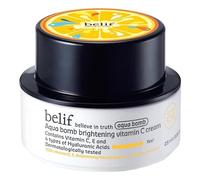 Belif Aqua Bomb Brightening Vitamin C Cream 25ml, Crème Illuminatrice Hydratante, Acide Hyaluronique Vitamine C+E, Vegan Hydratant pour le Visage, Crème de Jour, Soins pour le Visage, Coréenne
