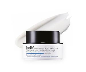 belif Moisturising Bomb - Daily Ceramide Moisturiser with Peptide & Squalane, 48hr Hydration & Anti-Ageing Cream, Restores Skin Barrier, Korean Skincare (50ml)