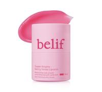 belif Super knights - Soin des lèvres teinté à la fraise | Baume teinté rose vif, goût fraise, hydrate, repulpe, améliore la texture et la fermeté des lèvres, soin coréen, beauté coréenne (15 ml)