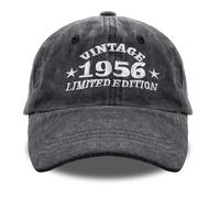 Belillpipi Cadeau d'anniversaire pour homme, casquette de baseball 70e anniversaire, cadeau d'anniversaire 1956 pour lui, 70e cadeau pour papa, grand-père, mari, oncle, frère, amis, sexe neutre