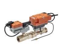 Belimo Capteur Contrôlé PI-CCV 1-1/4x1-1/2 Kvs6 24VAC/DC BACnet/Modbus/MP-Bus EN1434 Deux Capteurs EV032R2+MID