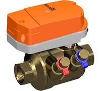 Belimo PI Vanne De Zone Rp1/2 Kvs0.21 100-240VAC 75s 2/3-point 1Nm IP40 Borne Ports De Mesure C215QPT-B/CQ230A-T