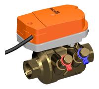 Belimo PI Vanne De Zone Rp1/2 Kvs0.21 24VAC/DC 75s 2/3-Point 1Nm IP40 Ports De Mesure C215QPT-B/CQ24A