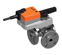 Belimo Vanne À Bille 3 Voies DN15 Bride Kvs15 100-240VAC 90s 2/3-Point 10Nm IP54 R7015R-B1/NR230A