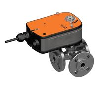 Belimo Vanne À Bille 3 Voies DN15 Bride Kvs15 230VAC Cas De Défaillance 75s 2 Points 4Nm IP54 SPDT R7015R-B1/LRF230-S