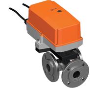Belimo Vanne À Bille 3 Voies DN40 Bride Kvs31 24VAC/DC 90s 2/3-Point 20Nm IP67 R7040R-B3/SR24P